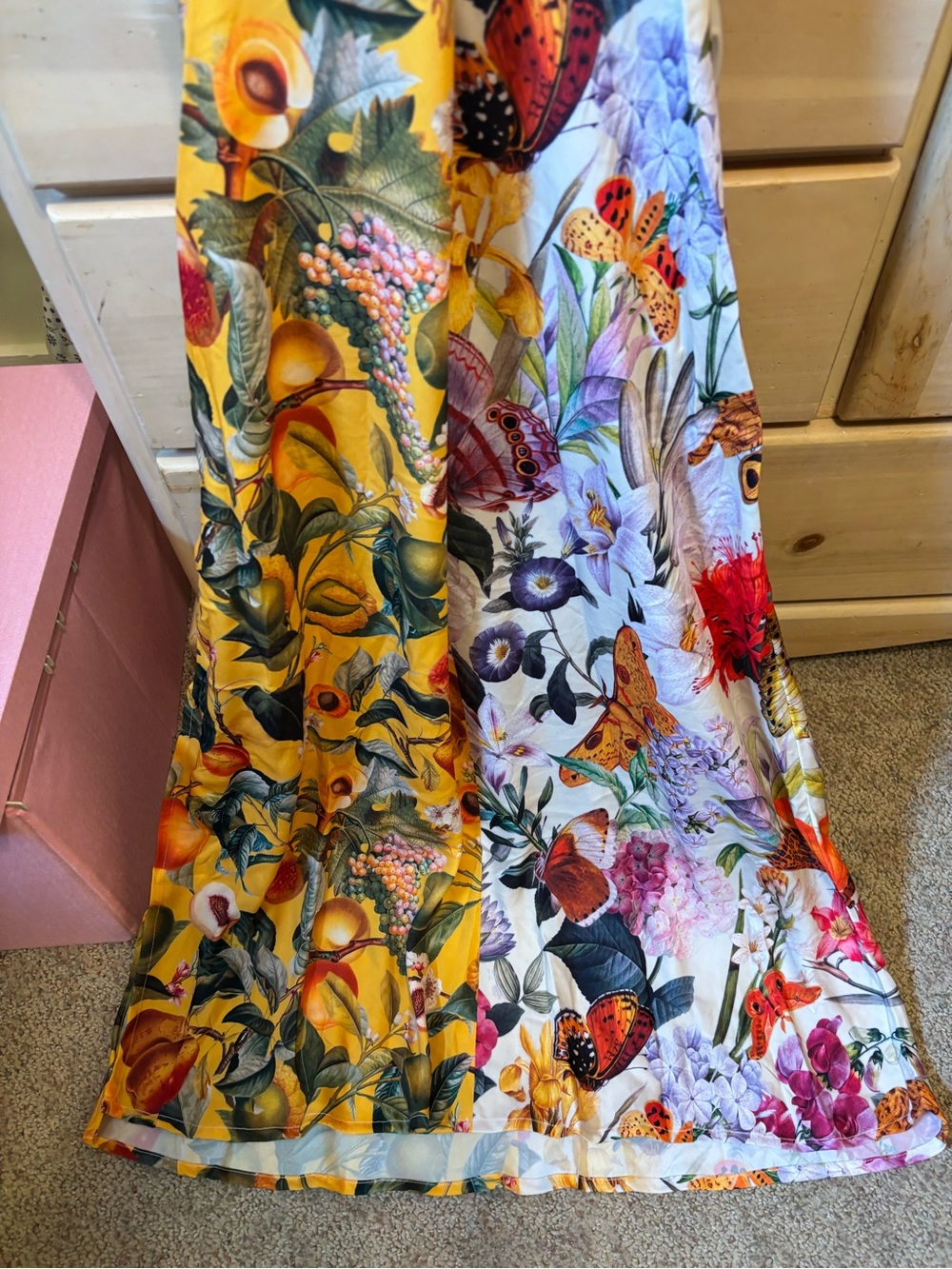 Anthropologie Floral Slip Midi Dress in Multi - Picture 10 of 12